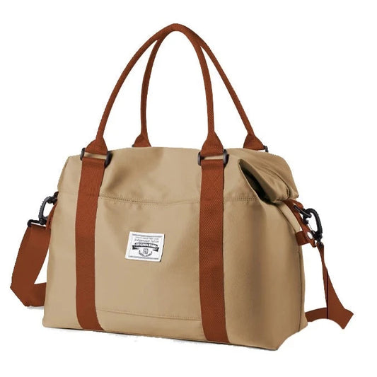 Sac à langer imperméable bandoulière Jeanne beige