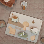 Puzzle Bambin en Bois Farm