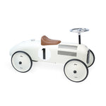 PORTEUR VOITURE VINTAGE BLANC CRÈME