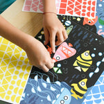 POSTER CRÉATIF + 750 STICKERS AQUARIUM (3-7 ANS)