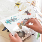 POSTER PÉDAGOGIQUE + 44 STICKERS INSECTES (6-12 ANS)