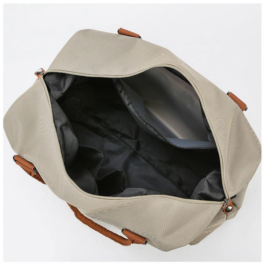 Sac à langer imperméable bandoulière Jeanne beige