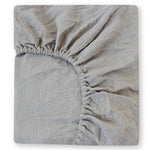 Drap-Housse en Coton Gris