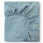 Drap-Housse en Coton Bleu canard