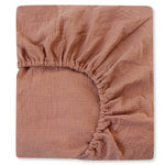 Drap-Housse en Coton Terracotta