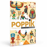 POSTER PÉDAGOGIQUE + 35 STICKERS ÉGYPTE ANTIQUE (7-12 ANS)