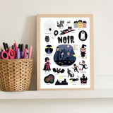 MINI POSTER + 19 STICKERS BOUH ! (3-8 ANS)