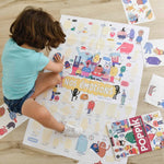 POSTER PÉDAGOGIQUE + 43 STICKERS NOS ÉMOTIONS (3-7 ANS)