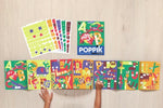 POSTER CRÉATIF + 520 STICKERS LES LETTRES (3-7 ANS)