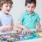 POSTER CRÉATIF + 520 STICKERS LES LETTRES (3-7 ANS)