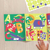 POSTER CRÉATIF + 520 STICKERS LES LETTRES (3-7 ANS)