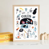 MINI POSTER + 23 STICKERS L’ESPACE (3-8 ANS)