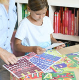 POSTER CRÉATIF + 520 STICKERS LES LETTRES (3-7 ANS)