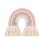 Arc-en-ciel macramé en coton